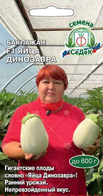 Баклажан F1 ЯЙЦА ДИНОЗАВРА